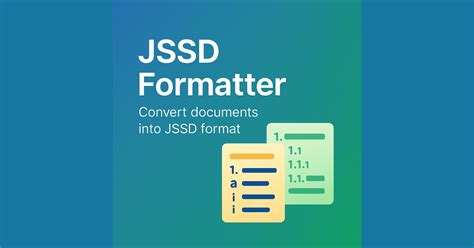 JSSD Formatter