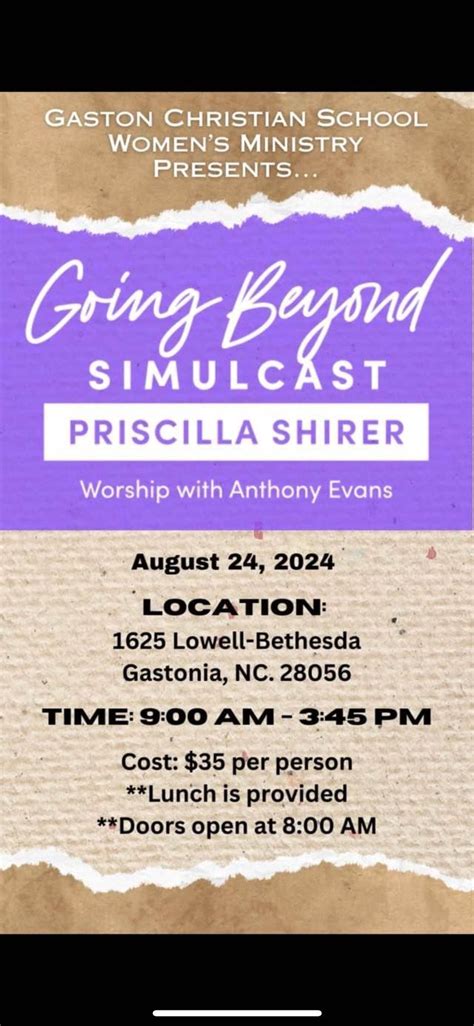 Going Beyond Simulcast with Priscilla Shirer and Anthony Evans , 1625 ...