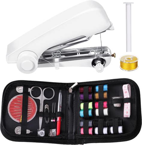 Amazon.com: 1Pc Handheld Sewing Machine, Portable Mini Manual Sewing ...