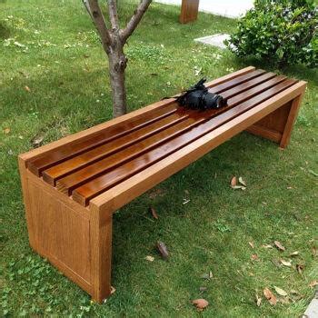 户外防腐木公园椅 园林休闲实木座椅 铸铁腿长凳 平凳休息椅定做