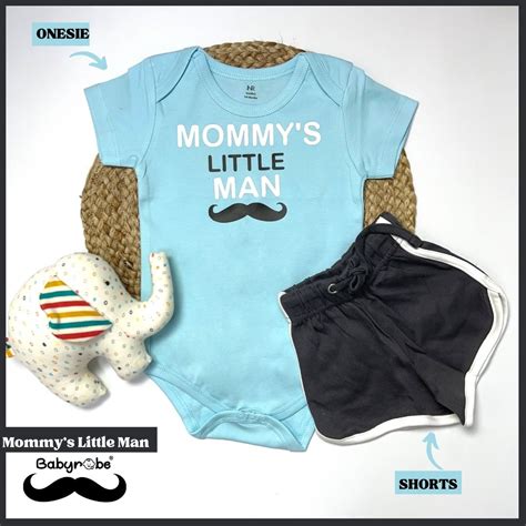 Mommy's Little Man (Onesie+Shorts) – Baby robe by namro