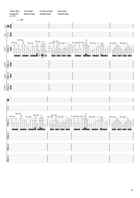 One Last Breath Guitar