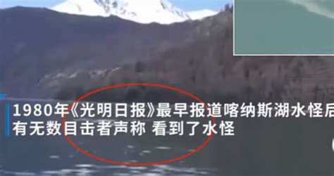 游客在新疆喀纳斯湖拍到疑似水怪不明生物？景区工作人员回应_社会新闻_海峡网