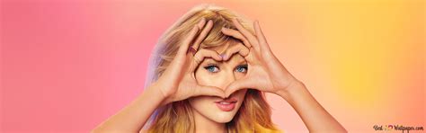 Taylor swift hand heart 4K wallpaper download
