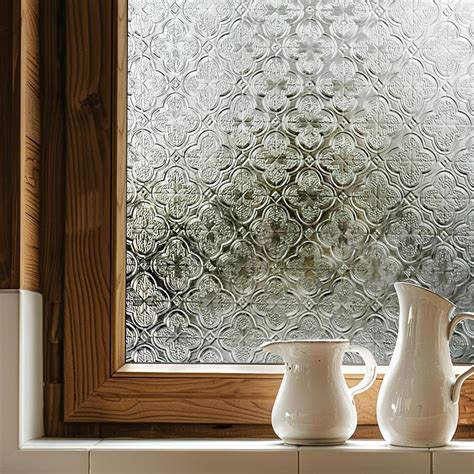 Amazon.com: Add.Heres 3D Glass Textured Privacy Window Film, Heat ...