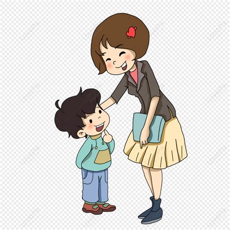 Teacher Teaching Student Clipart Png