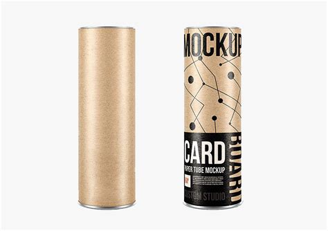 Free Craft Paper Tubes Mockup – FreeMockup.net