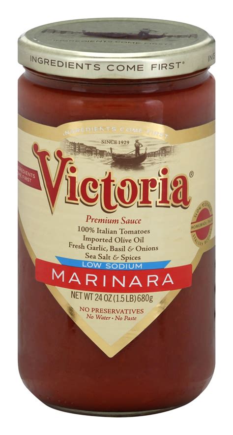 Victoria Low Sodium Marinara Pasta Sauce 24 oz | Shipt
