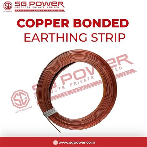 Copper Bonded Earthing Strip - 6 Mm Copper Bonded Earthing Strip ...