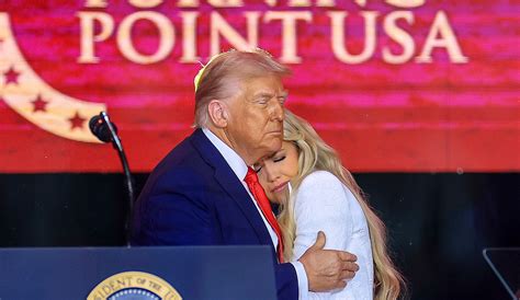 Trump and Erika Kirk's Hug Gets Awkward When She Won't Let Go