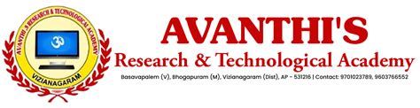 Welcome to Avanthi's Research and Technlogical Academy