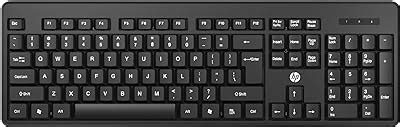 Amazon.in: Buy HP 100 Wired Keyboard With Usb Compatibility,Numeric ...