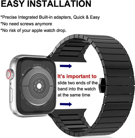 Blast Inn Smart-Watch Link Butterfly Steel Bracelet Strap For Apple ...