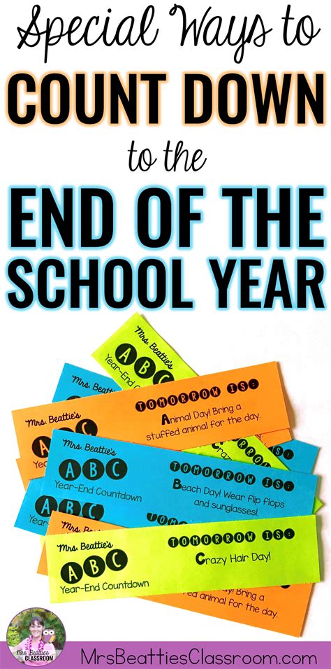 Special End of the Year Countdown Ideas for School