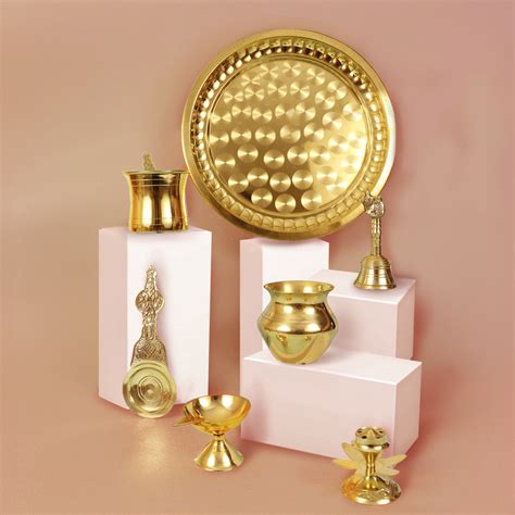 Buy Pooja Thali Online – Brass Aarti & Puja Plate for Hindu Rituals ...