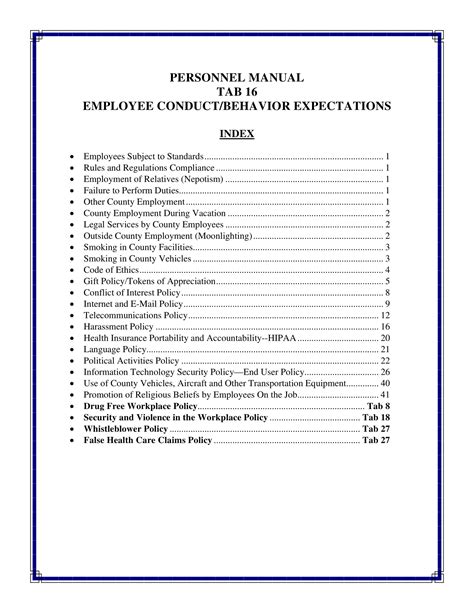 14+ Employee Work Rules Examples