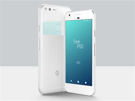 Free Google Pixel PSD Mockup - graphberry.com