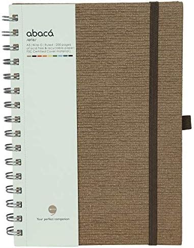 COMMA Abaca – A5 Size – Soft Bound Notebook – 80 Pages Each – 80gsm ...