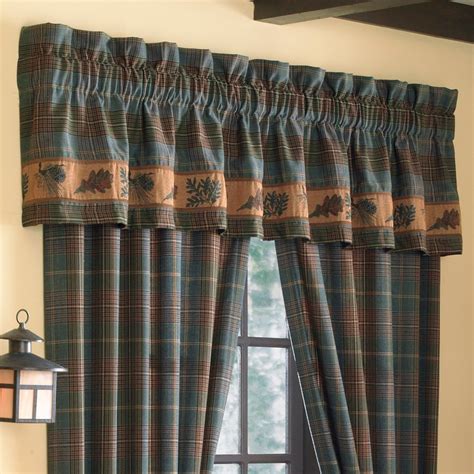 Buy Croscill Caribou Tailored Window Treatment Valance, Multicolor ...