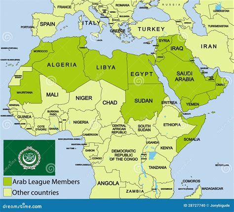 United Arab Nations Map