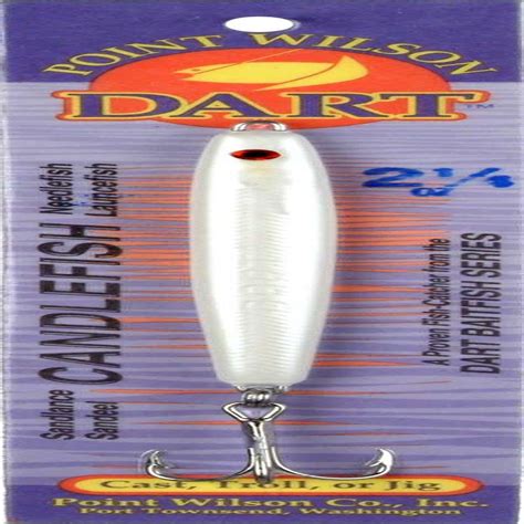 Point Wilson Dart Candlefish Jig, 2-1/4-Ounce, Pearl White : Amazon.in ...