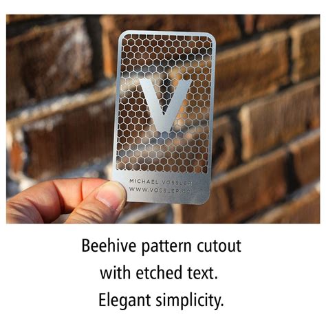 Stainless Steel Business Cards 的图像结果