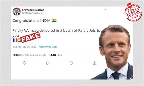 Tweets From Fake Emmanuel Macron Account On Rafale Jets Go Viral | BOOM