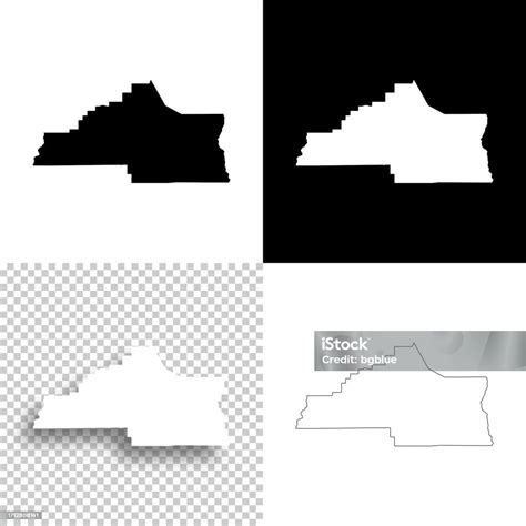 Carson City County Nevada Maps For Design Blank White And Black ...