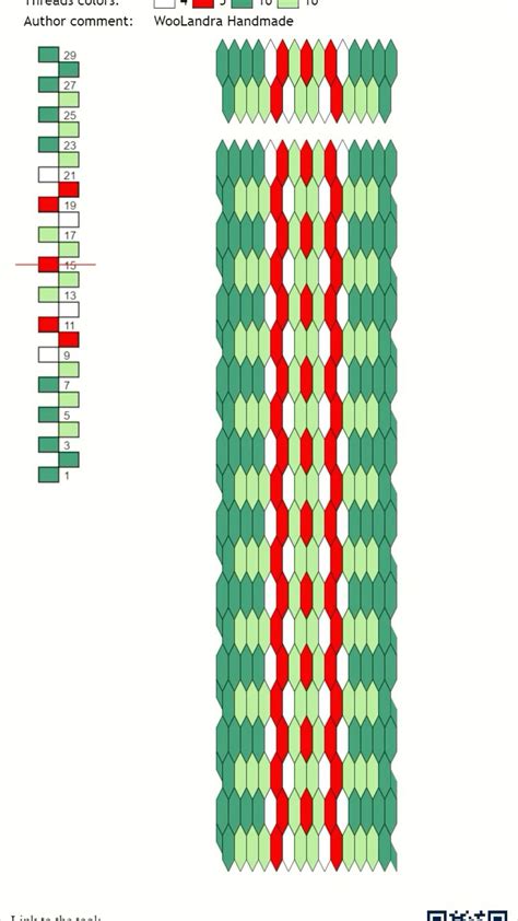 Image result for Tablet Weaving Pattern Generator
