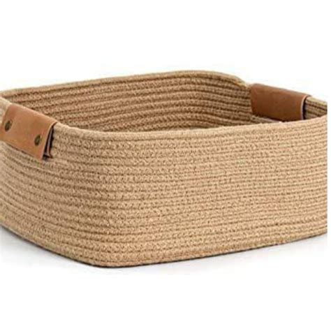 Jute Square Basket | The Gharnish