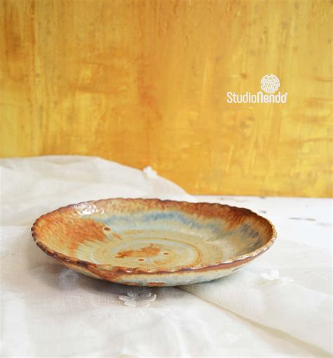 Aqua Shino- Dinner Bowl Plate – Studio Nendo