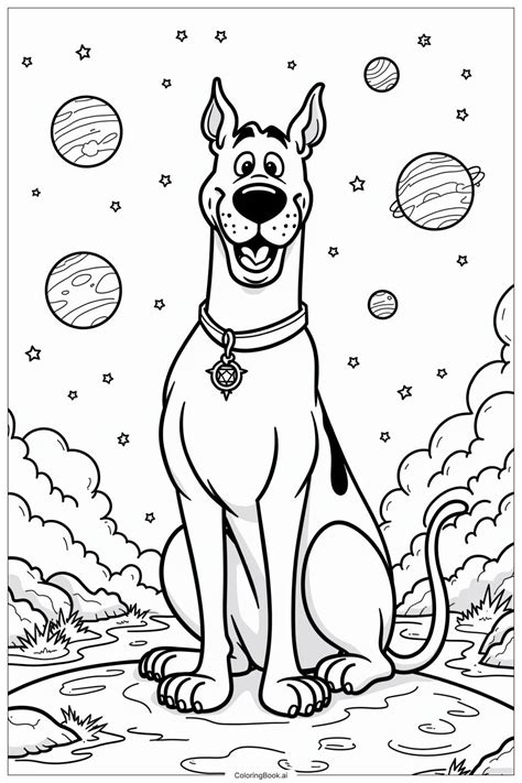 Scooby Doo Stoner Coloring Page