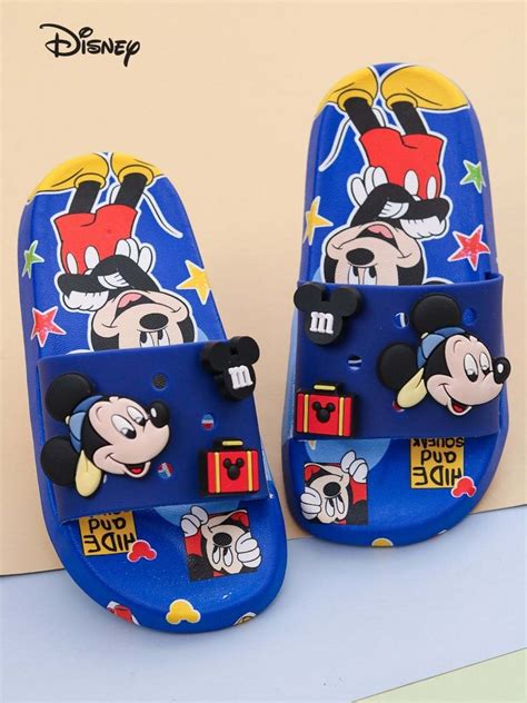 Yellow Bee Mickey Mouse Suitcase Slippers - Blue – Yellow Bee India