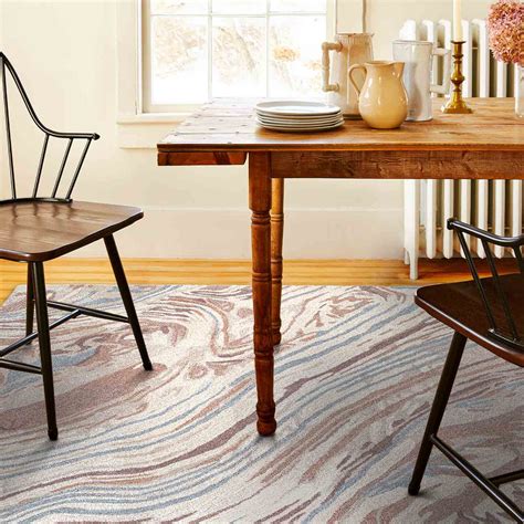 Waaiz Hand Tufted Woollen And Viscose Rug – Obeetee Retail Pvt. Ltd.