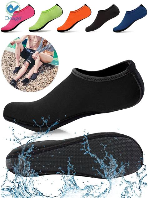 Deago Men Women Skin Water Barefoot Shoes Aqua Beach Socks Yoga ...