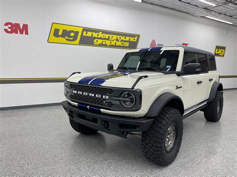 Wimbledon White Bronco wrap: the first and only. | Bronco6G - 2021+ Ford Bronco & Bronco Raptor ...