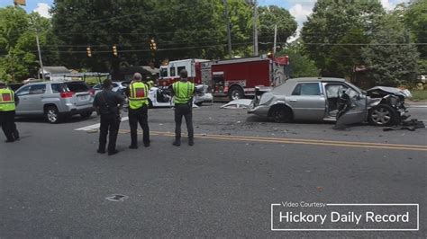 Scene of six-car crash in Newton, North Carolina | wcnc.com