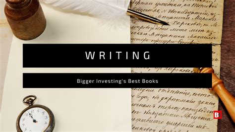 19 Best Books on Writing - Bigger Investing