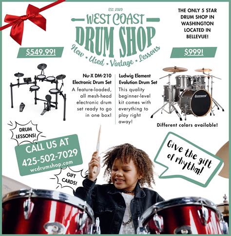 West Coast Drum Shop | Kits, Snares, Cymbals, Electronic Drums, Lessons ...