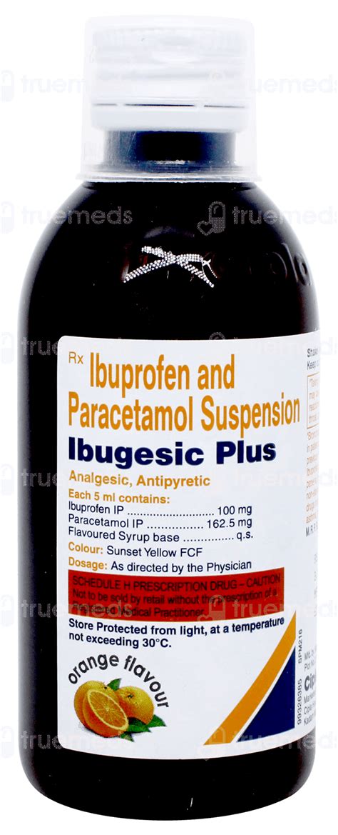 Ibugesic Plus Orange Flavour Suspension – Fast Pain & Fever Control for ...