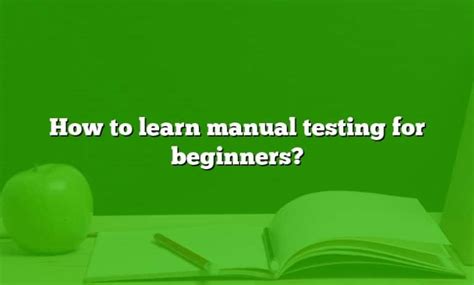 Image result for Manual Testing Tutorial for Beginners
