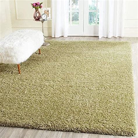 Buy Carpetify Shaggy Carpet Plain Fur Rectangular Rugs For Bedroom ...