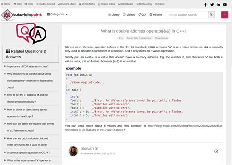 Image result for Address of Operator Examples in C Language