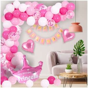 party assets Princess Crown Birthday Decoration Balloon Arch Garland ...