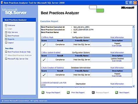 Image result for SQL Server Best Practices Analyzer