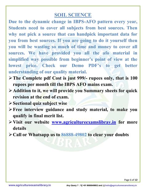 SOIL Science -2 Plant Nutrients AND Deficiency- AFO,RRB, Nabard encrypt ...