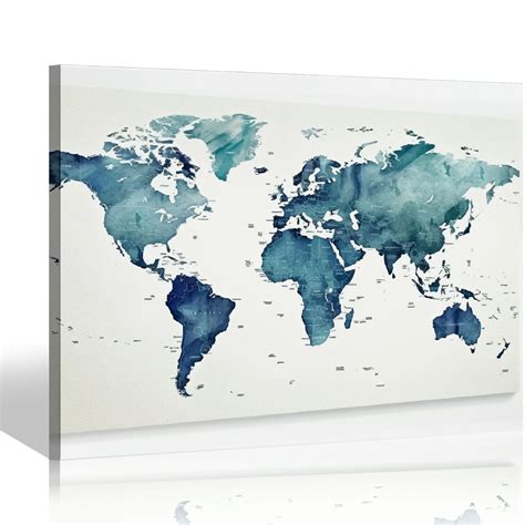 World Map Wall Art 的图像结果