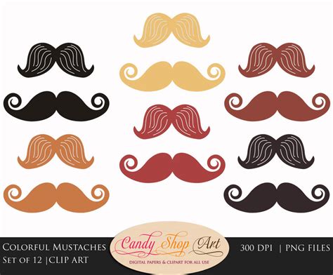 Free Cute Mustache Cliparts, Download Free Cute Mustache Cliparts png ...