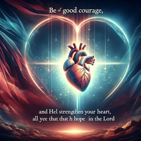 What does Psalms 31:24 mean? | Bible Art