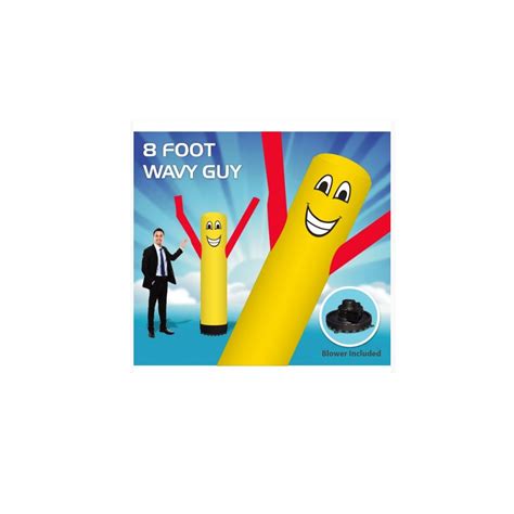 8 Foot Wavy Guy - Inflatable Dancer Tube Man - Sky Puppet Dancing ...